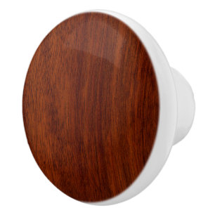 Pomo De Cerámica Fondo de impresión de granos de madera de caoba