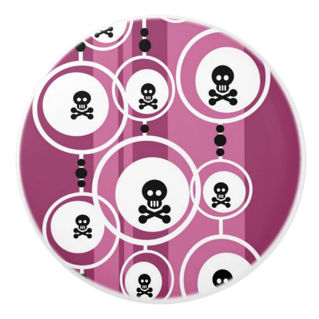 Pomo De Cerámica Fondo del Grunge (Anverso)