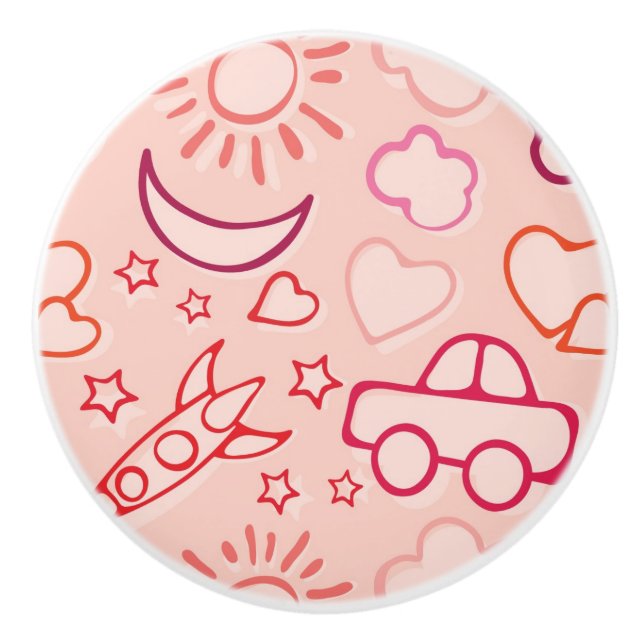 Pomo De Cerámica fondo del juguete (Anverso)