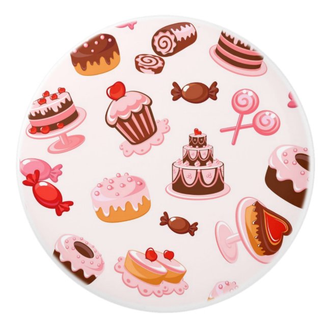 Pomo De Cerámica Fondo dulce (Anverso)