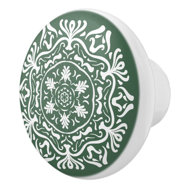 Pomo De Cerámica Forest Mandala (Derecha)