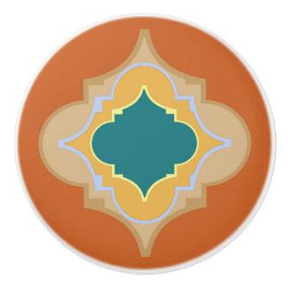 Pomo De Cerámica Formas de terracota marroquí