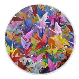 Pomo De Cerámica Foto de papel de 1.000 grúas de Origami