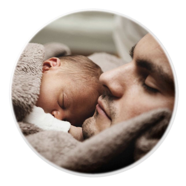 Pomo De Cerámica Foto personalizado (Anverso)