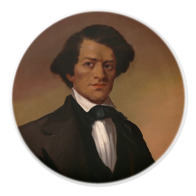 Pomo De Cerámica Fr3d3rick Bailey Douglass: Leyenda de derechos civ (Anverso)