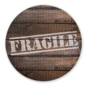 Pomo De Cerámica Frágiles cráteres de madera