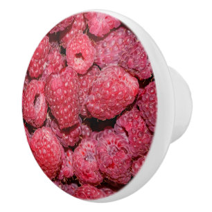 Pomo De Cerámica Frambuesas
