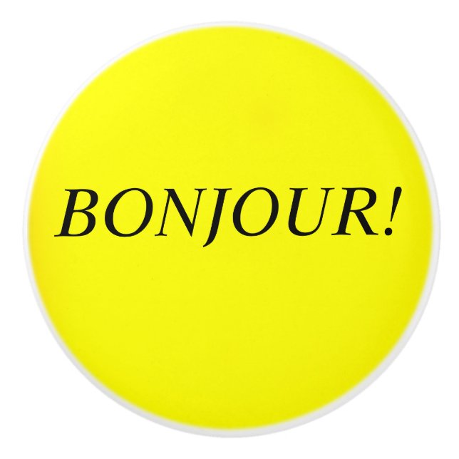 Pomo De Cerámica Francés (Anverso)