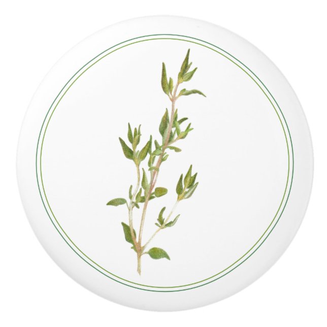 Pomo de cerámica FRESCO THYME (Anverso)