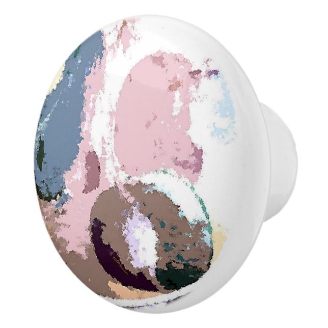 Pomo De Cerámica Fruit Motif (Derecha)