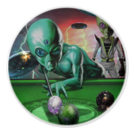 Pomo De Cerámica Fuera de este mundo