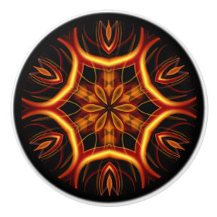 Pomo De Cerámica Fuera De Lo Crucible ~ Arte De Las Llamas ~