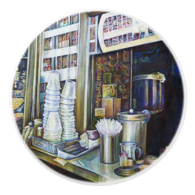 Pomo De Cerámica Fuerzas de luz cargadas emocionalmente, Singapur (Anverso)