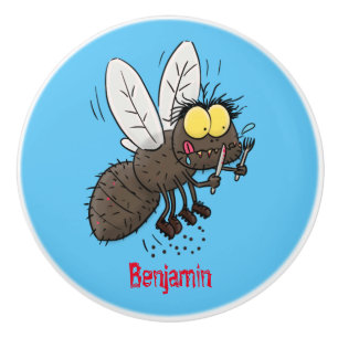 Pomo De Cerámica Funny personalizado de insectos de herradura