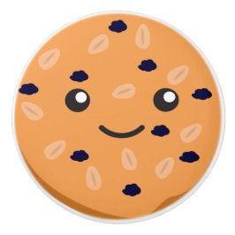 Pomo De Cerámica Galleta de avena y pasas linda