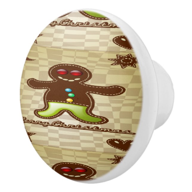 Pomo De Cerámica Galleta de pan de jengibre (Derecha)