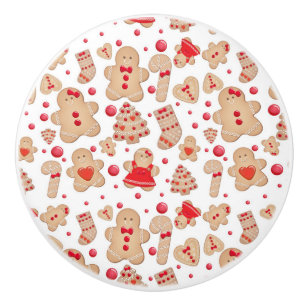 Pomo De Cerámica Galletas con pan de jengibre hechas por un hombre