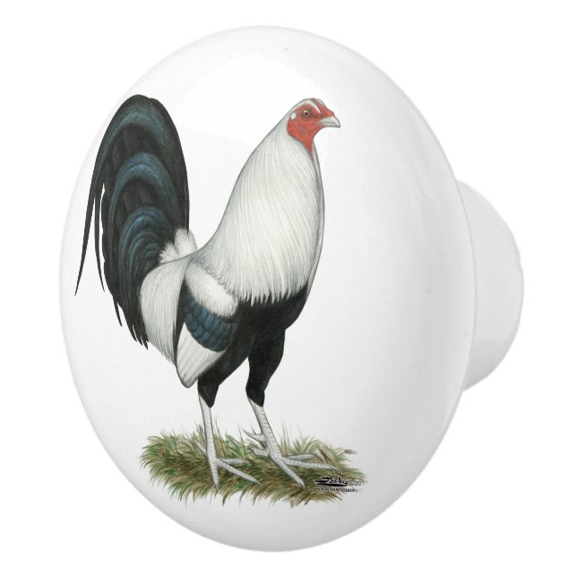 Pomo De Cerámica Gamecock plateado (Derecha)