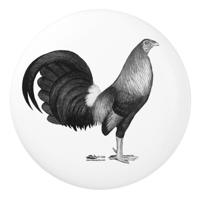 Pomo De Cerámica Gamecock Red Hatch (Anverso)