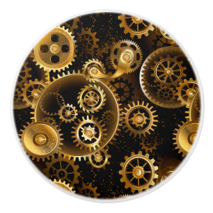 Pomo De Cerámica Gases de bronce de vapor sin soldadura