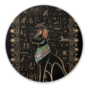 Pomo De Cerámica Gato egipcio - Bastet