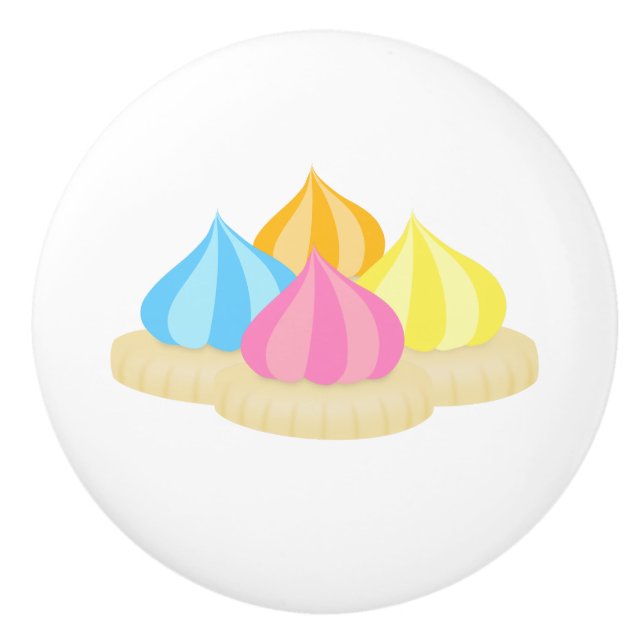 Pomo De Cerámica Gemas de hielo (Anverso)