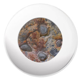 Pomo De Cerámica Geología Grungy Sedemantary Rock Textura