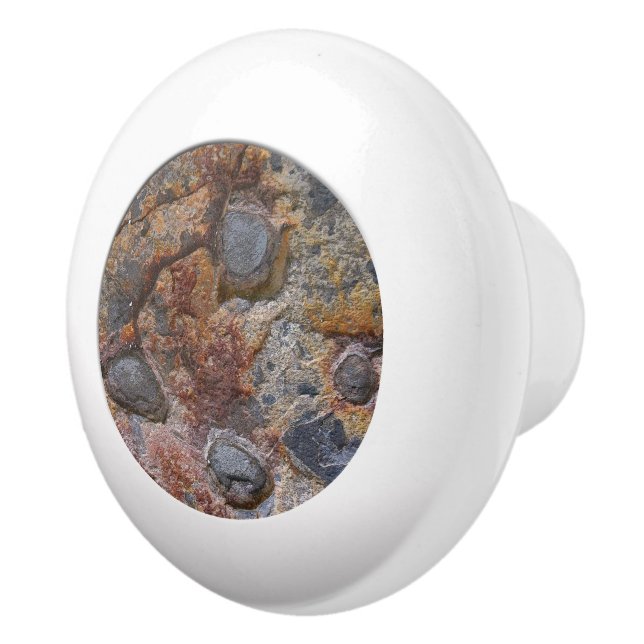 Pomo De Cerámica Geología Grungy Sedemantary Rock Textura (Derecha)