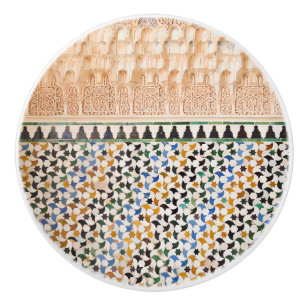 Pomo De Cerámica Geometric Arabesque