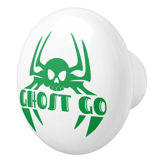 Pomo De Cerámica Ghost Go Spooky Season (Derecha)