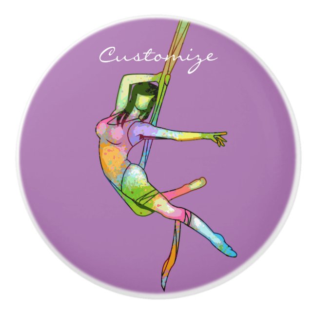 Pomo De Cerámica Gimnasio aéreo Thunder_Cove (Anverso)