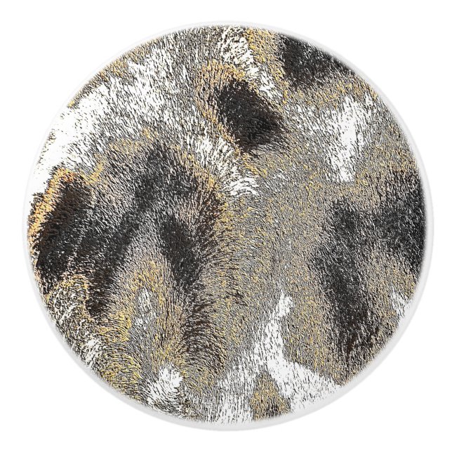 POMO DE CERÁMICA GIRAFFE PATRÓN DE PIEL (Anverso)