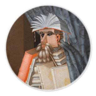 Pomo De Cerámica Giuseppe Arcimboldo - La bibliotecaria