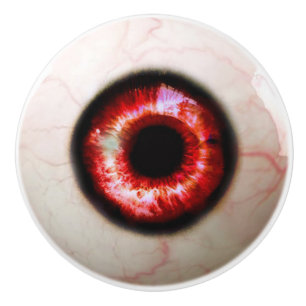 Pomo De Cerámica Globo del ojo fantasmagórico
