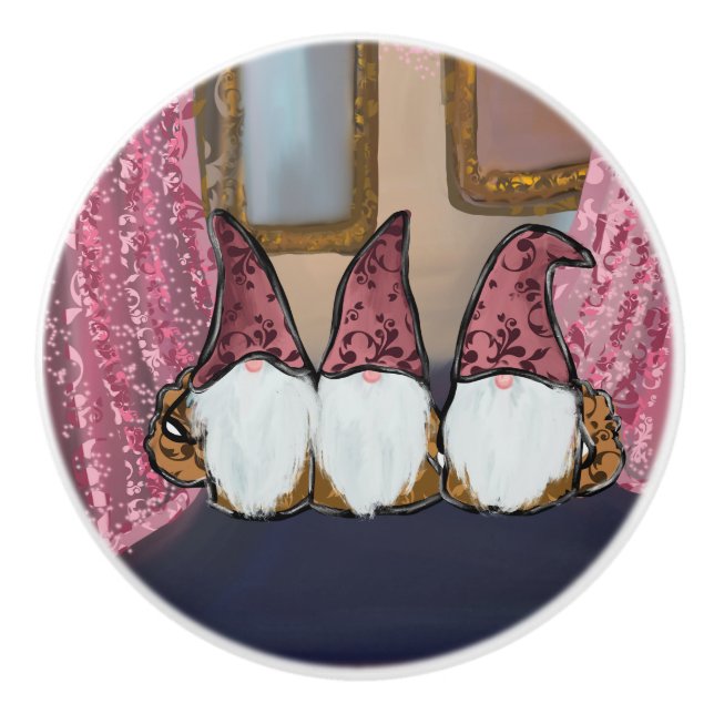 POMO DE CERÁMICA GNOMES (Anverso)