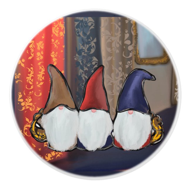 POMO DE CERÁMICA  GNOMOS       (Anverso)