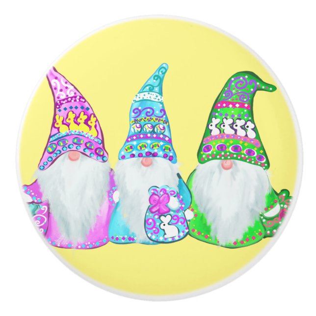 POMO DE CERÁMICA GNOMOS DE PASCUA (Anverso)