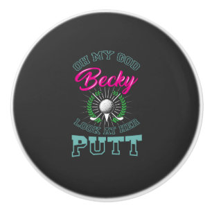 Pomo De Cerámica Golf - Oh Dios mío Becky