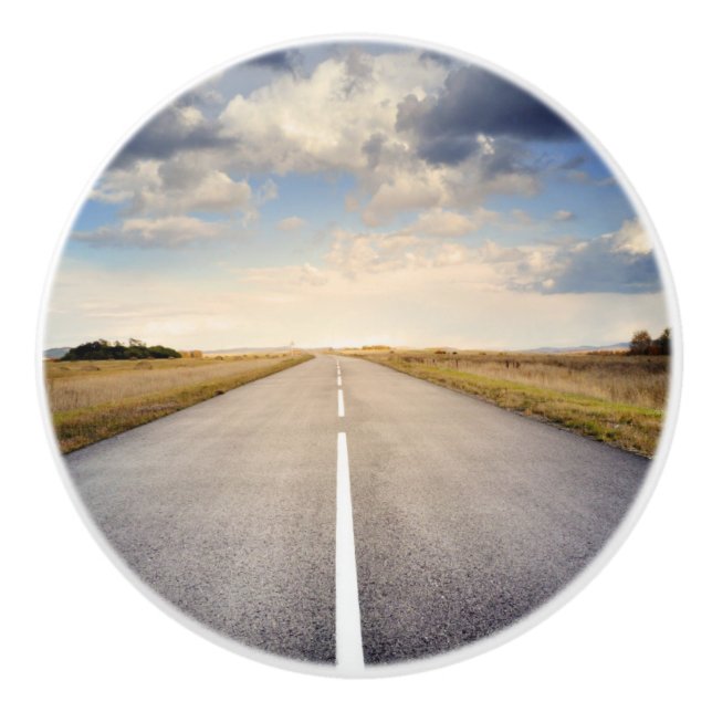 Pomo De Cerámica Golpear el camino (Anverso)