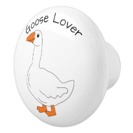 Pomo De Cerámica Goose Design Personalised