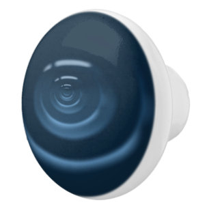 Pomo De Cerámica Gota de agua
