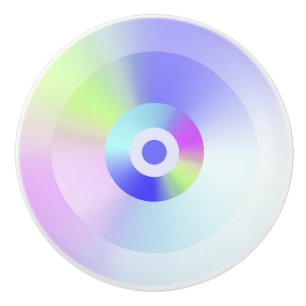 Pomo De Cerámica Gradiente iris irlandés