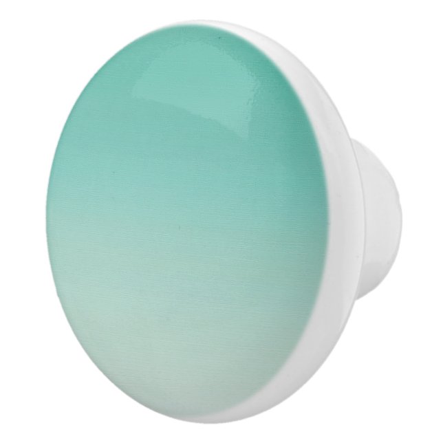 Pomo De Cerámica gradiente verde de menta (Derecha)