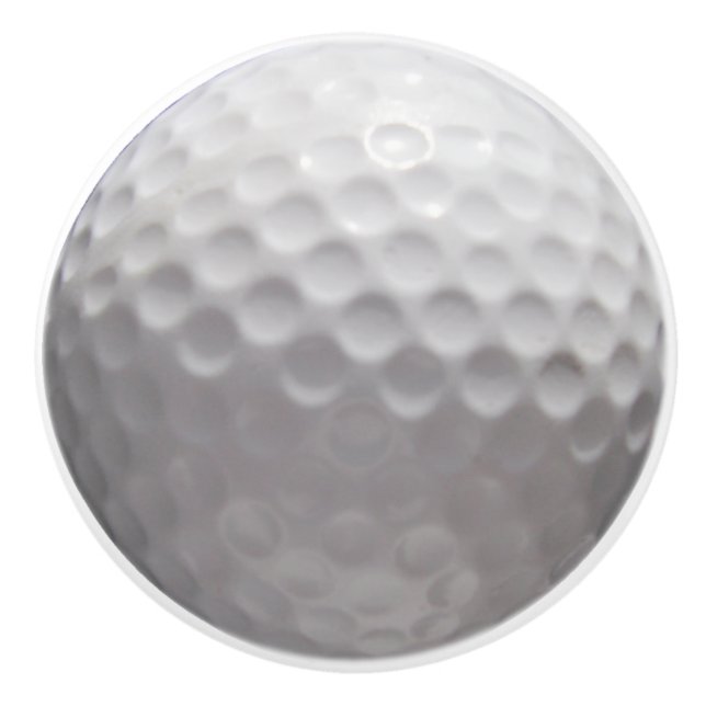 Pomo De Cerámica Gráfico de la pelota de golf 2.o (Anverso)