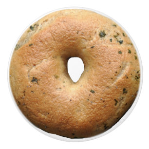 Pomo De Cerámica Gráfico del foodie divertido del panecillo 2.o