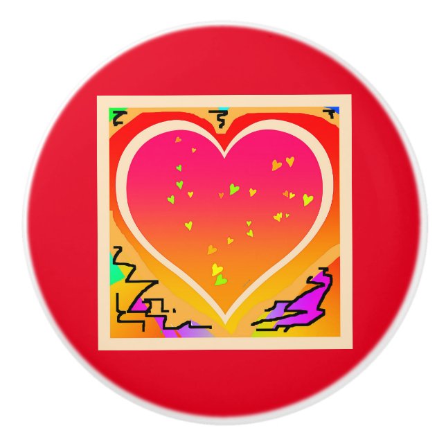 POMO DE CERÁMICA GRAN CORAZÓN (Anverso)