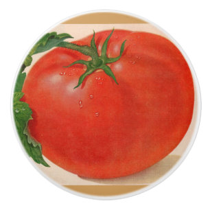 Pomo De Cerámica gran tomate jugoso