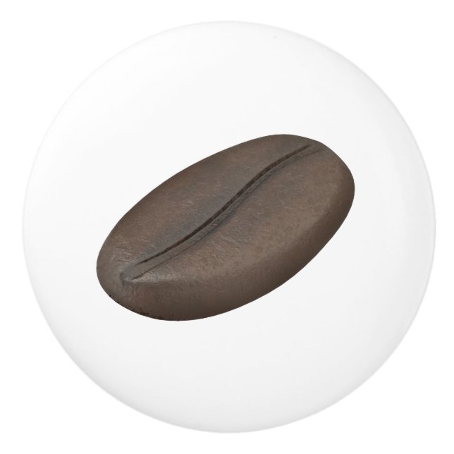 Pomo De Cerámica grano de café tostado (Anverso)