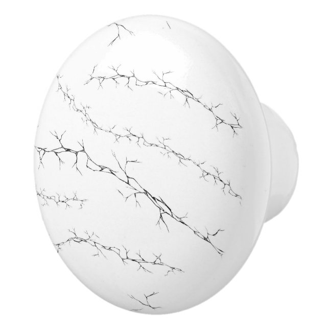 Pomo De Cerámica Grietas (Derecha)