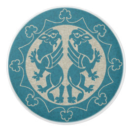 Pomo De Cerámica Griffins medieval